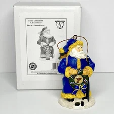 NHL  St Louis Blues Santa Ornament 2001 The Memory Company (1st In Series)