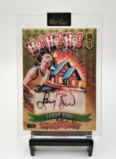 2025 Wild Card Holiday Hits Larry Bird Ho Ho Ho True 1/1 Auto Gold SSP