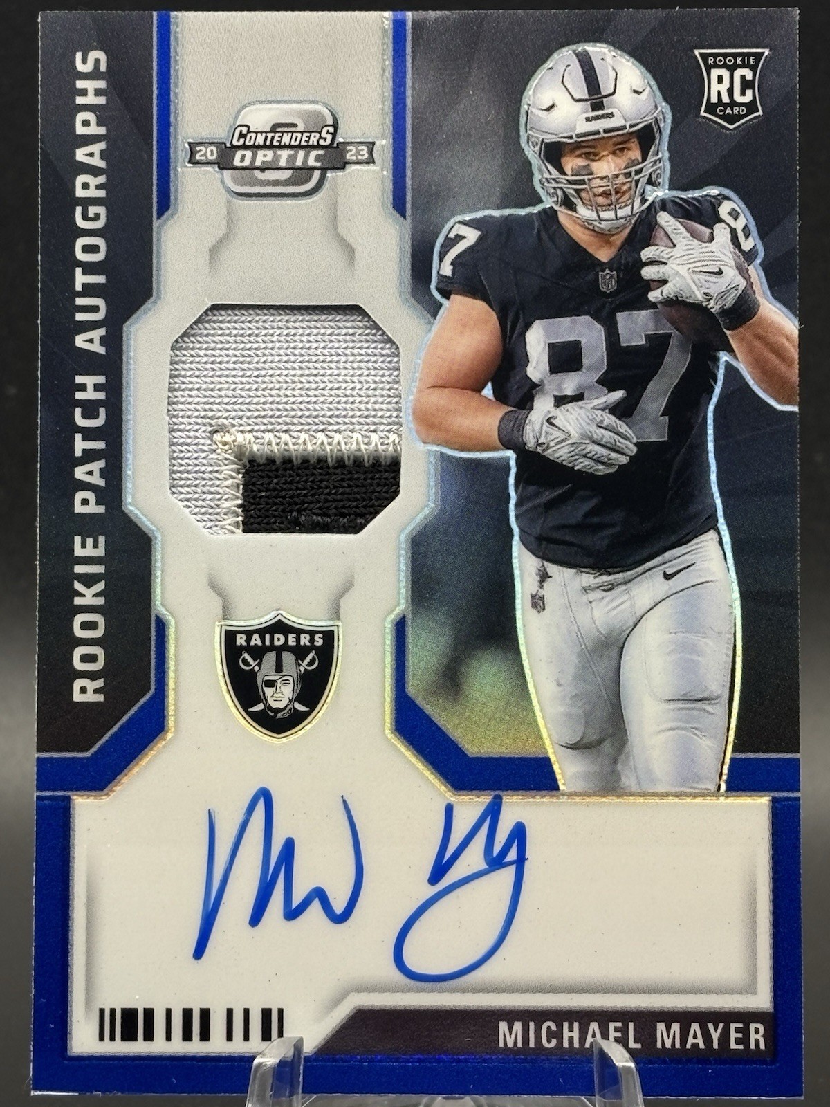 2023 Contenders Optic RPA Michael Mayer - Blue Prism /50 - Dual Color Patch!