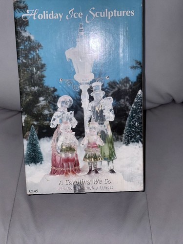 2003 Heritage Mint C145 Holiday Ice Sculptures Color Changing A Caroling We Go - Bild 12 von 17