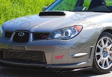 For 2006-2007 Subaru Impreza Wrx Sti Silver Fog Light Lamp Bumper Bezel Cover