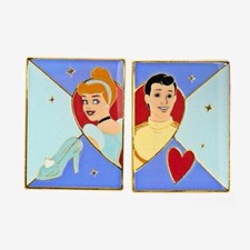 NWT Boxlunch Disney Princess Couple Blind Set - Cinderella & Prince Charming Pin