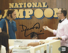 DIRECTOR DAVID WAIN SIGNED A FUTILE & STUPID GESTURE 8x10 PHOTO BECKETT BAS COA