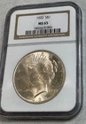 1922 Peace Dollar MS 65 NGC Philadelphia Silver dollar