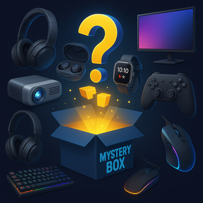 Mystery Überraschungs-Box über 10 Artikel Retouren und Neuwaren min 200  UVP XL