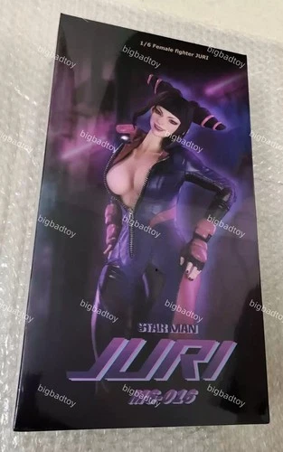 STAR MAN MS-016 1/6 Street Girl Female Fighter Juri Action Figure New In Stock - product listing photo