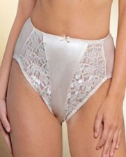 Valmont 5021 Feminine Lace Hi Cut Panties - Small to 7X 