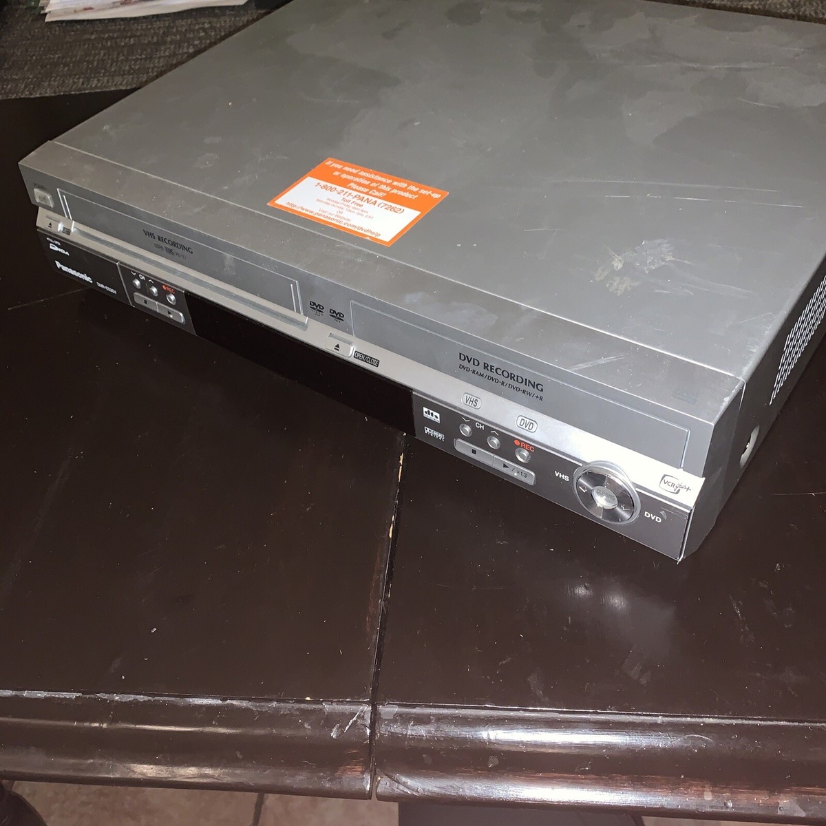 Panasonic DMR-ES30V DVD VCR Combo VHS Player Recorder NO