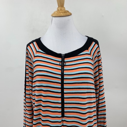 Nanette Lepore Swim Strobe Light Stripe Tunic Womens S Small Cover Up Dress - Picture 4 of 13