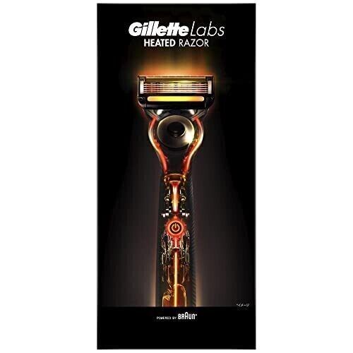 Gillette Labs Heated Laser Shaving Razor 2 Piece Assortment Black - Picture 3 of 9