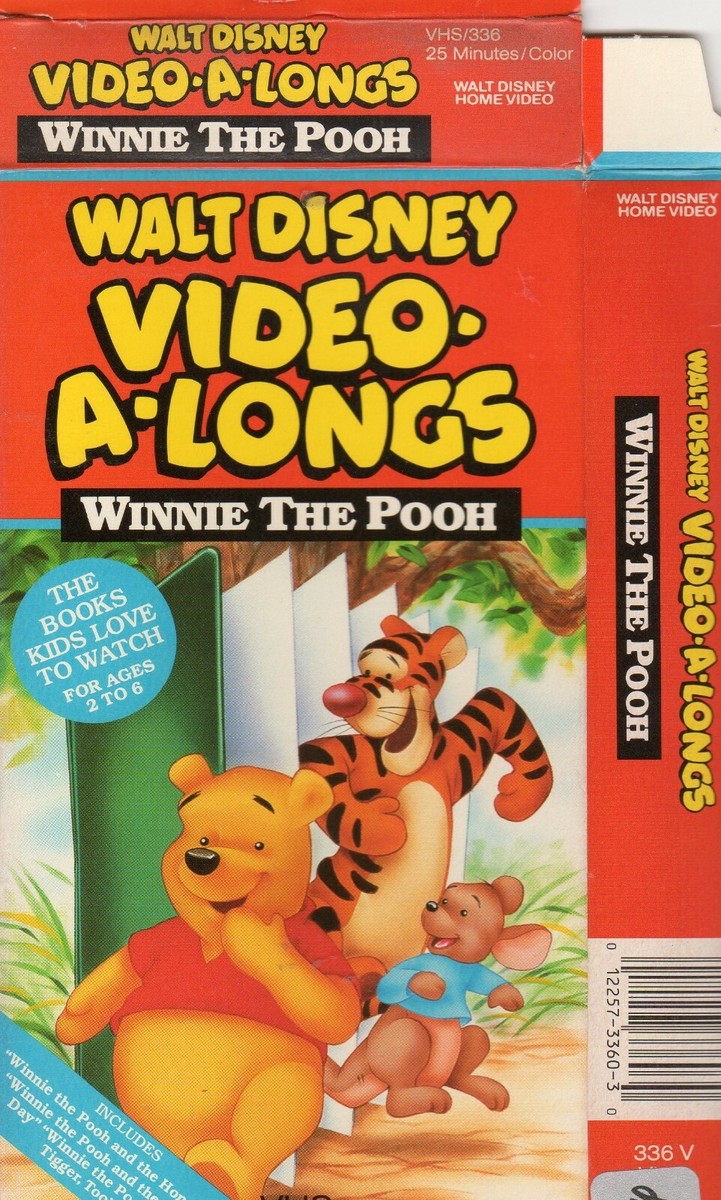 Disney - DWE ☆Play A long WALT DISNEY-VIDEO-A-LONGS-WINNIE THE POOH - VHS - NTSC-Never