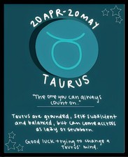 Taurus The One You Can Always Count On Zodiac Sign Celestial-MAGNET
