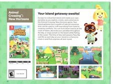 2023 ANIMAL CROSSING NEW HORIZONS SWITCH 6" x 8" Video Game PRINT AD - NINTENDO