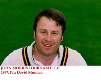 John Morris Durham CCC Old Player Cricket Photo