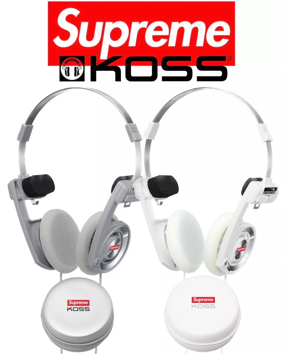 Supreme / Koss Portapro Headphones White