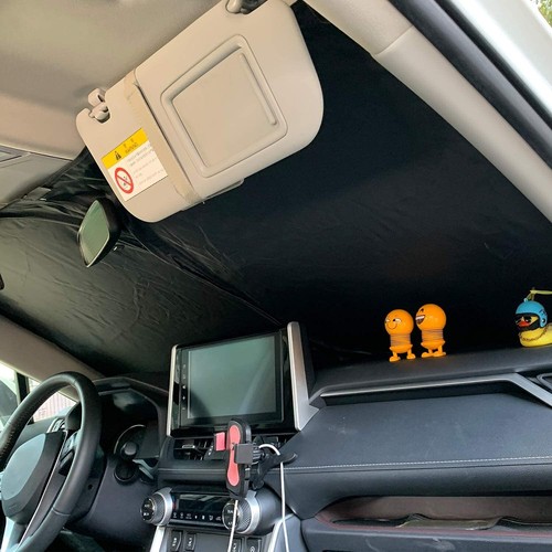Custom Size Fit Toyota RAV4 2019-2024 Car Windshield Sun Shade Foldable Cover - Picture 11 of 12