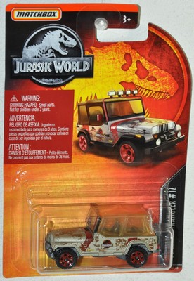 matchbox jurassic park jeep