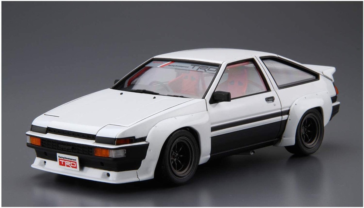 te.to.te　TOYOTA AE86 トレノ リトラクダブルセット 右 Qingdao Cultural Teaching Materials 1/24 The Tuunde Car Series No