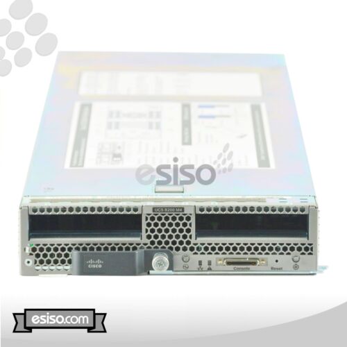 LAME CISCO UCS B200 M4 2x 12 CORE E5-2680v3 2,5 GHz 32 Go RAM 2x 800 Go SSD - Photo 1 sur 2