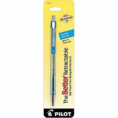 Pilot pen ballpoint bps-rtrctbl card blu f 30011 (072838300119)