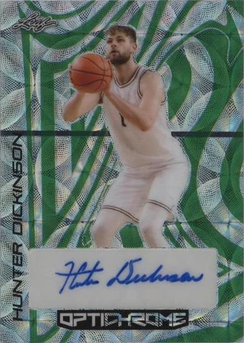 2022-23 Leaf Optichrome - Hunter Dickinson #BA-HD1