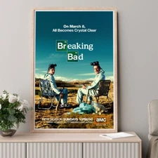 Breaking Bad Season 2 Poster Wall Decor Film Art Print Canvas Poster