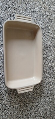Le Creuset Grau Steingut Auflaufform Backform 