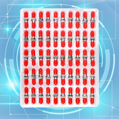 - 50 pcs ST to ST Fiber Optic Coupler Adapters St Barrel Connectors ST Couple...