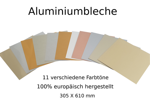 Produktbild von Aluminiumblech | Alublech Glattblech Alu Blech Platte Aluminium 0,5 Mm