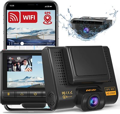 WDR Full HD 1080P Dual Dash Cams - Front- & Rückkameras mit Sony IMX307 Sensor
