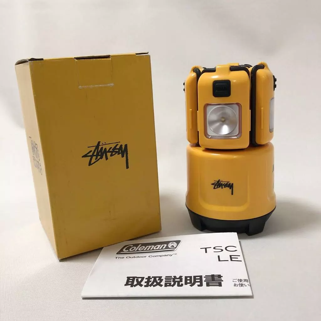 STUSSY x COLEMAN x Tower Records LED Lantern yellow Collective | eBay
