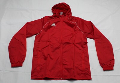 定価65000円adidas✖️kolor ナイロンジャケット Adidas Men's Core 18 Rain Jacket JQ2 Power Red/White Sizes S-2XL