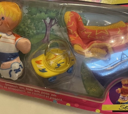 Seth Skateboard vintage 1987 Fisher Price Smooshees nuovo con scatola - Foto 3 di 6