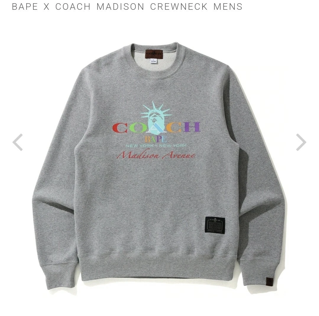 Coach outlet bape crewneck