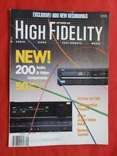 "High Fidelity" 9/85 Magnum Dynalab FT-101, Sansui S-X1130, Genesis Model 33