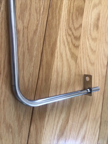 Tr4/4a Stainless Steel Water pipe Water pump To Bulkhead New - Picture 3 of 7