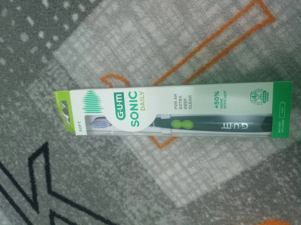 GUM Cepillo dental eléctrico sónico Daily Soft compatible con todos los cabezales de cepillo sónico Foto 2 de 4