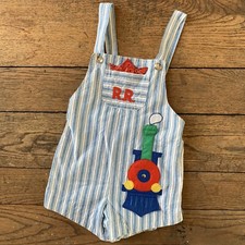 Vintage 80s Kids Railroad Engineer Overalls