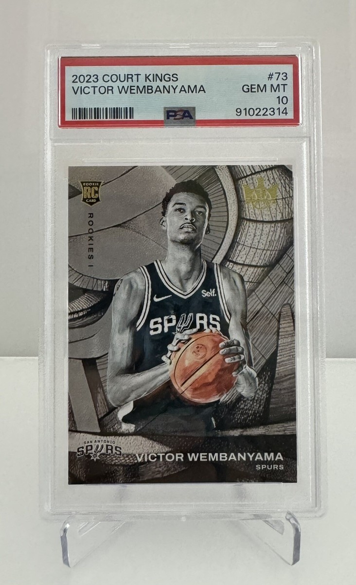 2023-24 Panini Court Kings Victor Wembanyama Rookies 1 #73, PSA 10