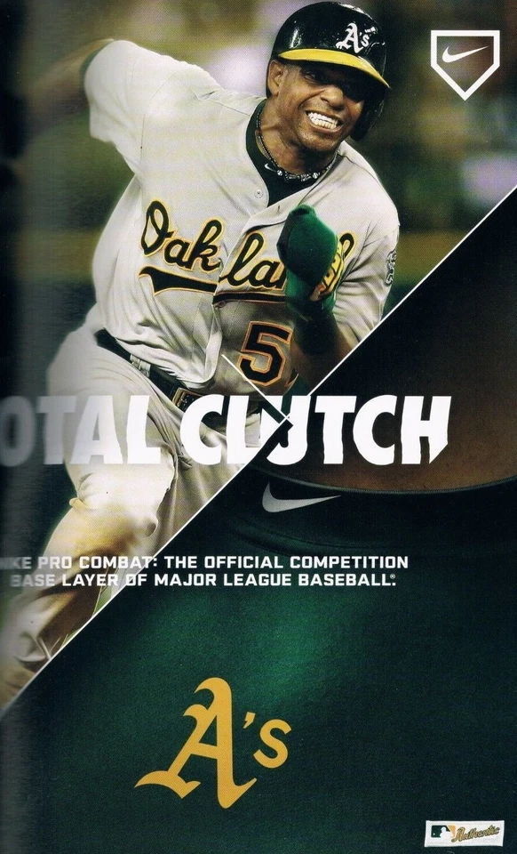 Official Oakland Athletics A's 2014 Yearbook Reddick Yoenis Cespedes Sonny Gray - Image 2 of 3