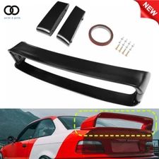 Matte Black Rear Trunk Spoiler Wing LTW GT Style For 92-99 BMW 3 Series E36 M3