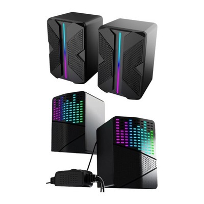 Small Form Factor PC Sound System With Illuminating RGBs Lights And Rich Bass