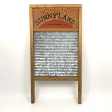 Vintage SUNNYLAND No 2090 Columbus Washboard Co Standard Family Size
