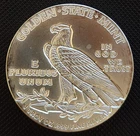 1 oz Incuse Indian Silver Round .999 fine Silver Bullion 1 Troy Ounce