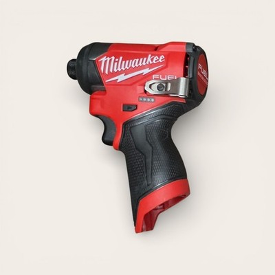 Milwaukee M12 Fuel 1/4in Hex Impact Driver - Red (3453-20) * Tool Only 