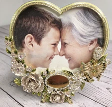 Happy 60th Birthday Photo Frame Things Remembered Floral Butterfly Beautiful