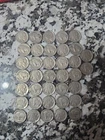 Lot of (37) 1936 Buffalo Indian Head Nickel Coins Circulated Condition