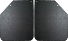 Pair Universal Black Polymer Angled 24" x 30" Mudflaps Splash Guard Mud Flaps