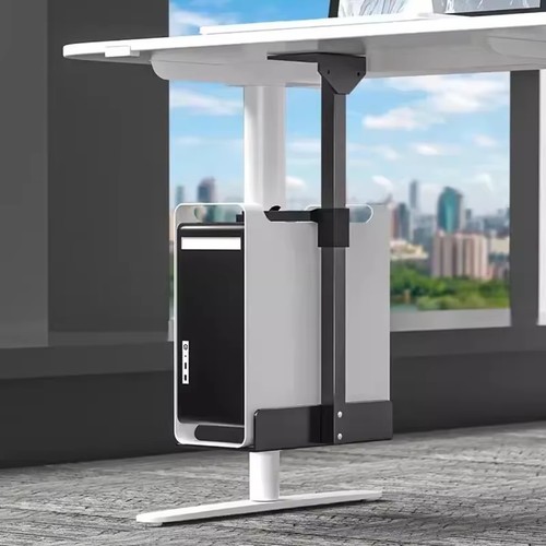 Universal PC Case Holder Under Desk Wall Side Mount CPU Stand Adjustable3708 - Bild 6 von 7