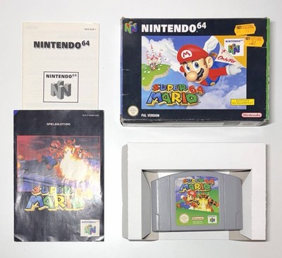 Super Mario 64 CiB Nintendo 64 Spiel PAL N64 OVP Sehr Guter Zustand